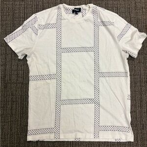 Express White and Black Men's Shirt